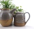Theepot kiezel glazuur op roodbakkende steengoedklei