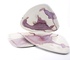 Dienblad Annabel in wit en rose glazuur