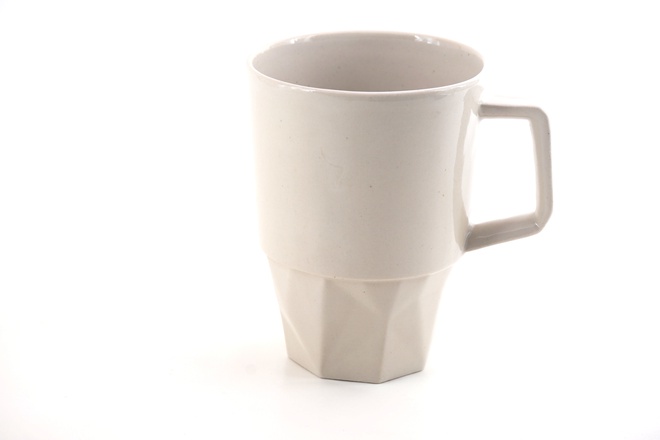 Geomotto beker 30cl Winterwit met oor