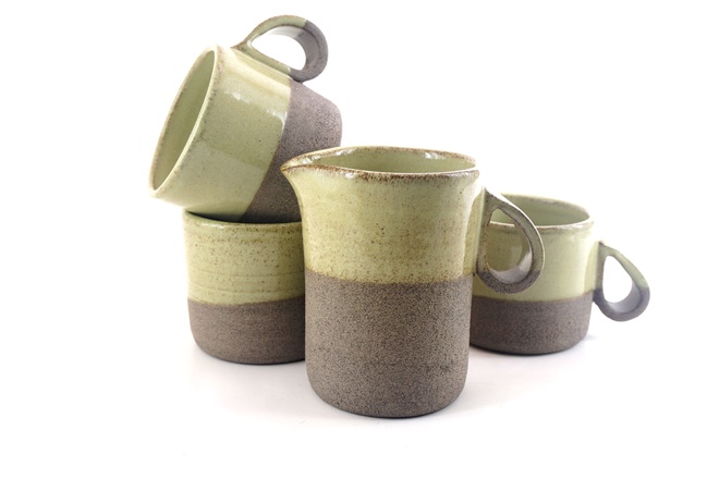 Goccia kannetje in matcha green glazuur