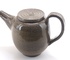 Theepot met transparant glazuur op grijze spikkelklei