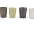 Set van 4 blijvertjes in Matcha green - Winterwit - Bosgrond - Winterheide