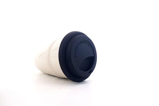 Cup TO-GO in kiezel glans glazuur