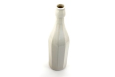 Fles groot 0.7L Winterwit glans