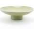 Schaaltje op voet gespikkeld kleur Matcha green 17.5cm
