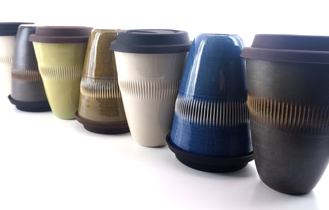 Cup TO-GO in Heide glazuur