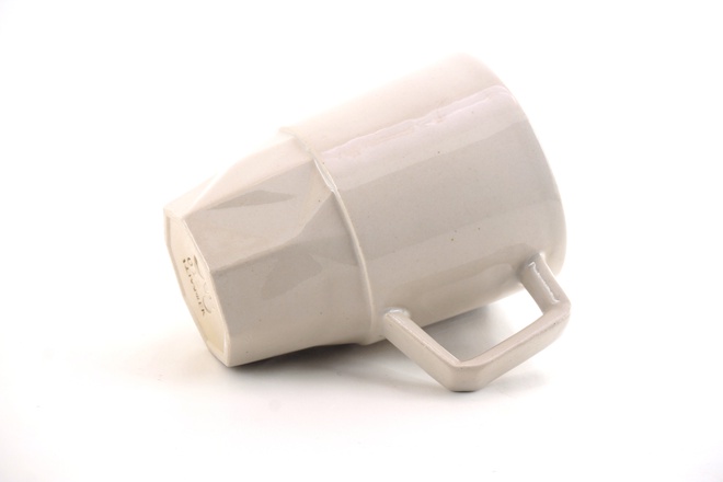Geomotto beker 30cl Winterwit met oor