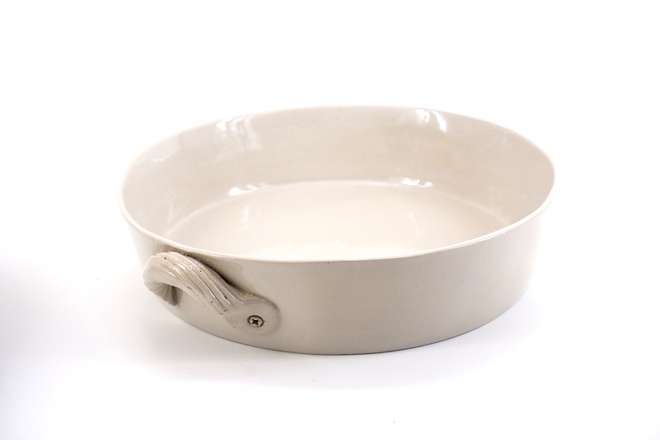 Ovenschaal schroef ø 24cm Kiezel