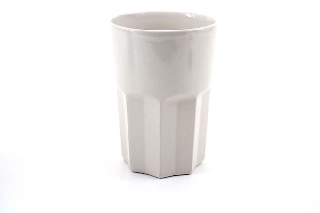 015Beker kleur Winterwit glans